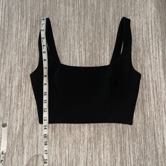 Aritzia Wilfred Ibiza Bustier (Cropped Top) (black matching pants) - Picture 4 of 9
